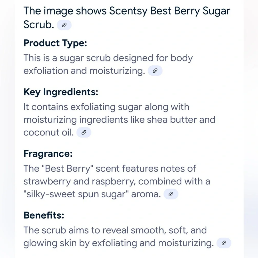 NWT Scentsy Best Berry Sugar Scrub with Colorful Design Size 8FL OZ